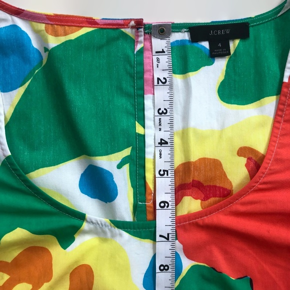 J. Crew Scoopneck Floral Blouse XS - Picture 11 of 14